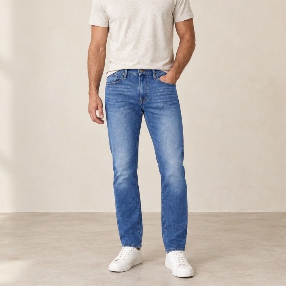 FRAME Jeans Men 31 Blue L'Homme Slim Fit Denim Medium Wash Premium Pants